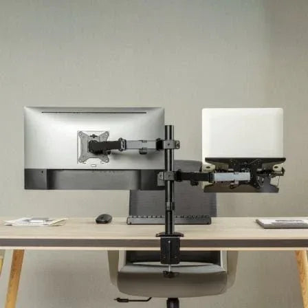 Soporte de Mesa Orientable/ Inclinable DTL32TSR-193 para TV y Portátil de 17-32" - PixelPlaza