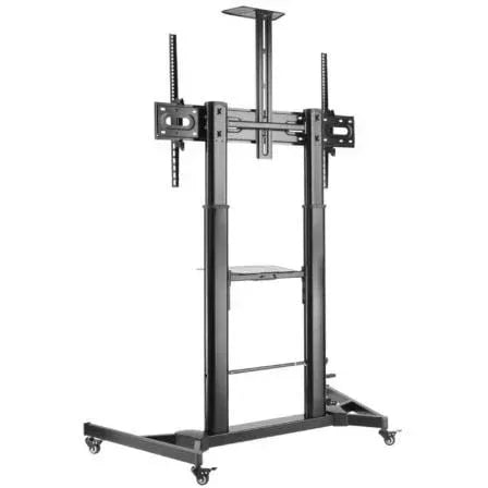 Soporte de Suelo Inclinable con Ruedas y Manivela Aisens FT100TE-171 para TV 60-100"/ hasta 100kg - PixelPlaza