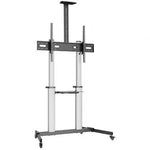 Soporte de Suelo con Ruedas Aisens FT100TE-259 para TV de 60-100"/ hasta 100kg - PixelPlaza