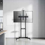 Soporte de Suelo Inclinable con Ruedas/ Soporte de Cámara Aisens FT70TE-335 para TV 37"-70"/ hasta 45kg - PixelPlaza