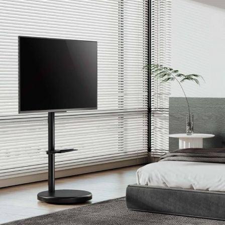 Soporte de Suelo con Ruedas Aisens FT86TRE-303 para TV de 37-86"/ hasta 50kg - PixelPlaza