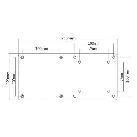Soporte para miniPC VESA 100x100 Aisens MPC01-055 - PixelPlaza