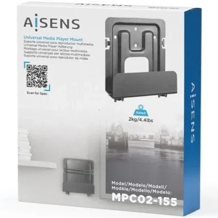 Soporte Universal Aisens MPC02-155 para Router, MiniPC/ hasta 2kg - PixelPlaza