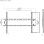 Soporte de Pared Inclinable Aisens WT120F-293 para TV de 60-120"/ hasta 160kg - PixelPlaza