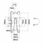 Soporte de Pared Giratorio/ Inclinable Aisens WT42TS-005 para TV de 23-42"/ hasta 25kg - PixelPlaza