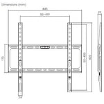 Soporte de Pared Aisens WT75F-389 para Monitores y TV de 32-75"/ hasta 45kg - PixelPlaza