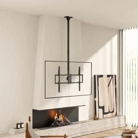 Soporte de Techo Inclinable/ Giratorio/ Nivelable/ Extensible Aisens CT100TSLE-393 para TV de 50-100"/ hasta 80kg - PixelPlaza
