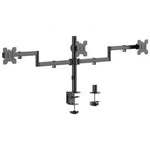 Soporte de Mesa para 3 Monitores Aisens DT27TSR-281/ Giratorio/ Inclinable/ hasta 10kg - PixelPlaza