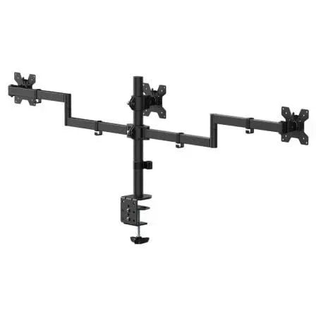 Soporte de Mesa para 3 Monitores Aisens DT27TSR-281/ Giratorio/ Inclinable/ hasta 10kg - PixelPlaza
