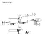 Soporte de Mesa para 3 Monitores Aisens DT27TSR-281/ Giratorio/ Inclinable/ hasta 10kg - PixelPlaza