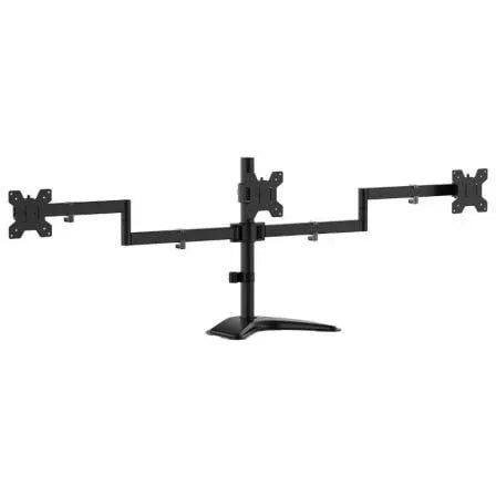 Soporte de Sobremesa para 3 Monitores Aisens DT27TSR-287/ Giratorio/ Inclinable/ hasta 10kg - PixelPlaza