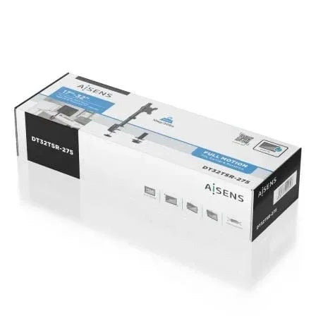 Soporte de Mesa para Monitor Aisens DT32TSR-275/ Giratorio/ Inclinable/ hasta 10kg - PixelPlaza