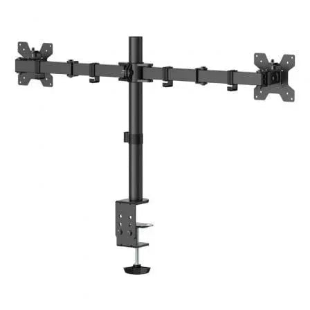 Soporte de Mesa para 2 Monitores Aisens DT32TSR-279/ Giratorio/ Inclinable/ hasta 10kg - PixelPlaza