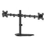 Soporte de Sobremesa para 2 Monitores Aisens DT32TSR-285/ Giratorio/ Inclinable/ hasta 10kg - PixelPlaza