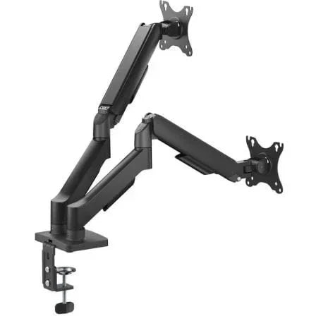 Soporte de Mesa con Contrapeso para 2 Monitores Aisens DT32TSR-357/ Giratorio/ Inclinable/ hasta 9kg - PixelPlaza