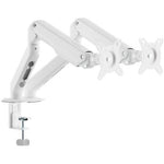 Soporte de Mesa con Contrapeso para 2 Monitores Aisens DT32TSR-437/ Giratorio/ Inclinable/ hasta 9kg