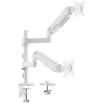 Soporte de Mesa con Contrapeso para 2 Monitores Aisens DT32TSR-441/ Giratorio/ Inclinable/ hasta 9kg