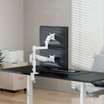 Soporte de Mesa con Contrapeso para 2 Monitores Aisens DT32TSR-441/ Giratorio/ Inclinable/ hasta 9kg