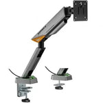 Soporte de Mesa Gaming para Monitor Aisens DT49TSRRGB-347/ Giratorio/ Inclinable/ hasta 16kg/ con Iluminación RGB - PixelPlaza