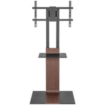 Soporte de Suelo Inclinable/ Giratorio con Bandeja DVD Aisens FT86TSE-401 para TV de 37-86"/ hasta 50kg - PixelPlaza