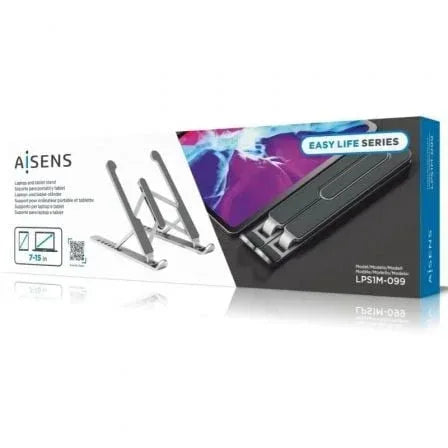 Soporte Aisens LPS1M-099 para Portátiles/ Tablets hasta 15" - PixelPlaza