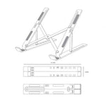 Soporte para Portátil/Tablet Aisens LPS2M-173 hasta 15" - PixelPlaza