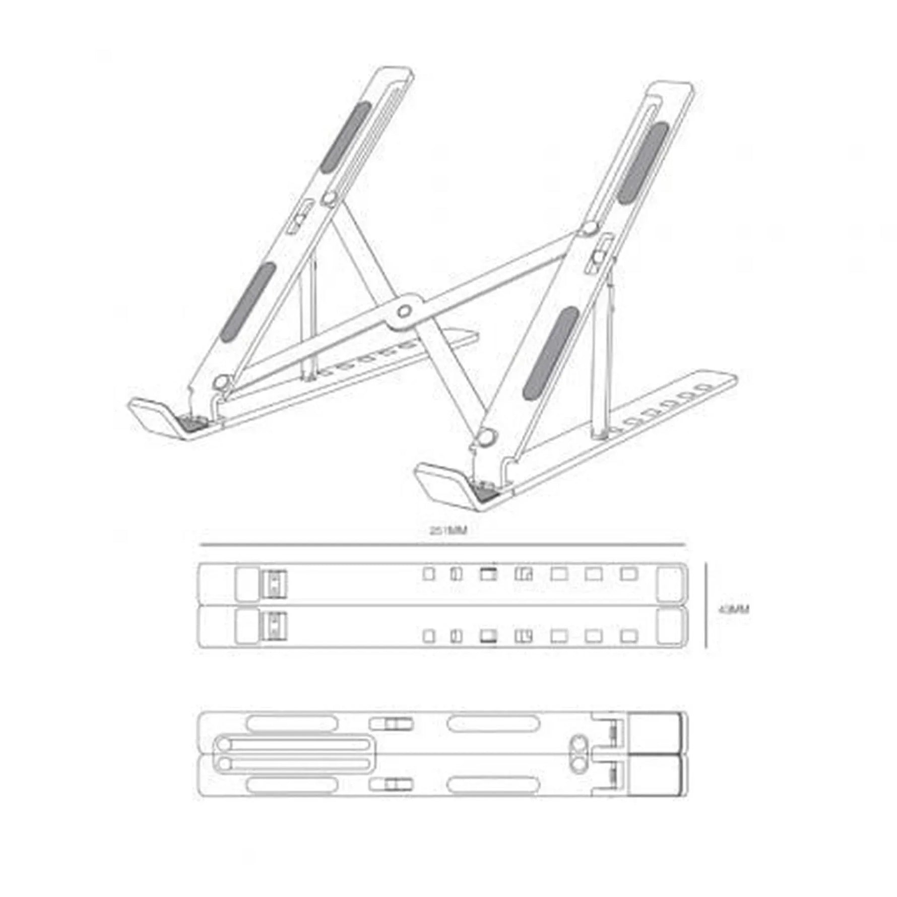 Soporte para Portátil/Tablet Aisens LPS2M-173 hasta 15" - PixelPlaza