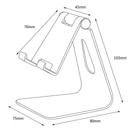Soporte para Smartphone/Tablet Aisens MS1PM-083/ Gris - PixelPlaza