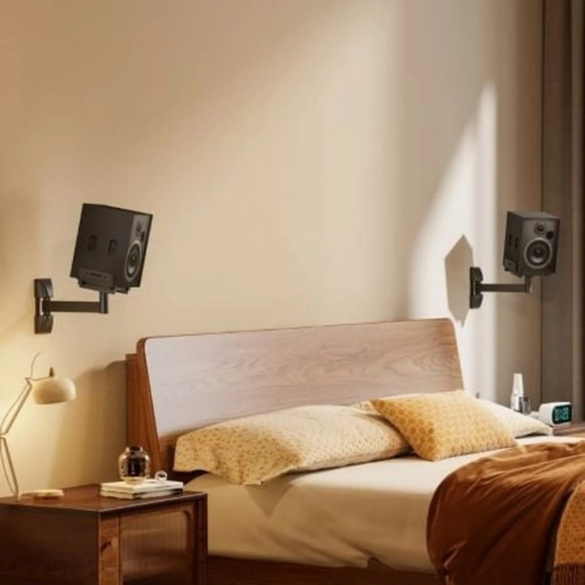 Soporte de Pared Giratorio/ Inclinable Aisens SPK05U-421 para Altavoces/ hasta 25kg - PixelPlaza