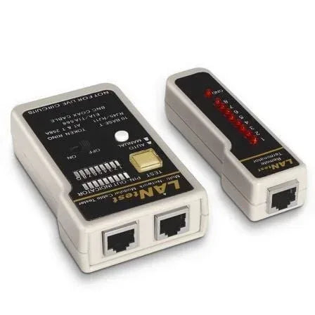 Tester Aisens A142-0314 para RJ11-RJ12-RJ45/ Coaxial - PixelPlaza