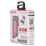 Radio Portátil Aiwa R-22RD/ con Batería/ a Pilas/ Roja - PixelPlaza