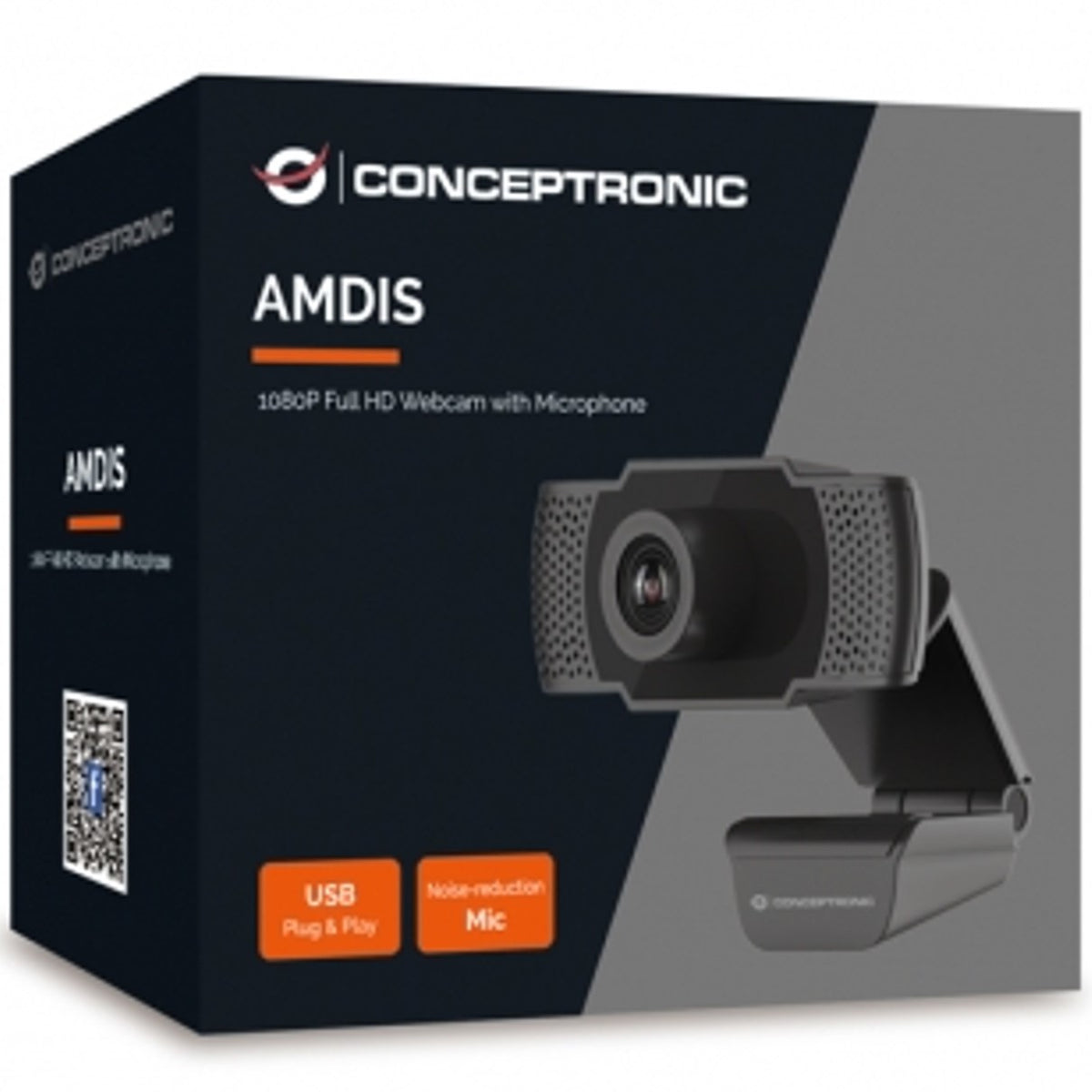 Webcam fhd Conceptronic amdis01b 1080p usb