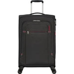 Maleta Mediana American Tourister Crosstrack Spinner Expansible 67cm/ 67.5x42x27.5cm/ 4 Ruedas/ Gris y Rojo - PixelPlaza