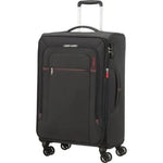 Maleta Mediana American Tourister Crosstrack Spinner Expansible 67cm/ 67.5x42x27.5cm/ 4 Ruedas/ Gris y Rojo - PixelPlaza