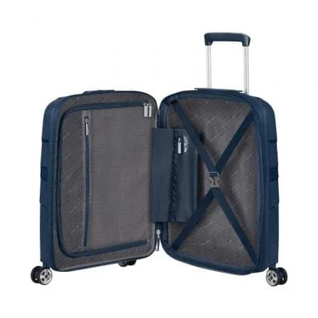 Maleta de Cabina American Tourister Starvibe Spinner 55cm/ 55x40x20cm/ 4 Ruedas/ Azul Marino - PixelPlaza