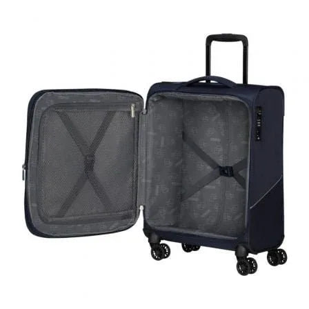 Maleta de Cabina American Tourister SummerRide Spinner 55cm/ 55x40x23cm/ 4 Ruedas/ Azul Marino - PixelPlaza