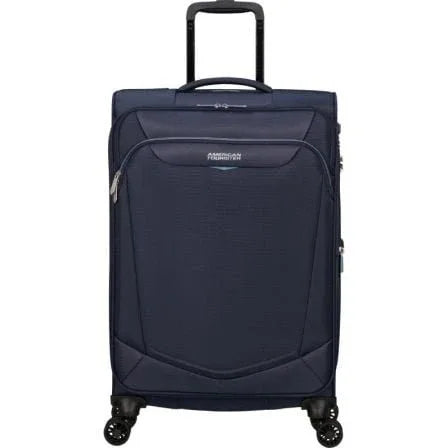 Maleta Mediana American Tourister SummerRide Spinner 69cm/ 69x43x29cm/ 4 Ruedas/ Azul Marino - PixelPlaza