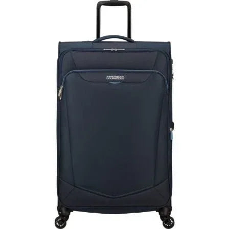 Maleta Grande American Tourister SummerRide Spinner 80cm/ 80x48x30cm/ 4 Ruedas/ Azul Marino - PixelPlaza