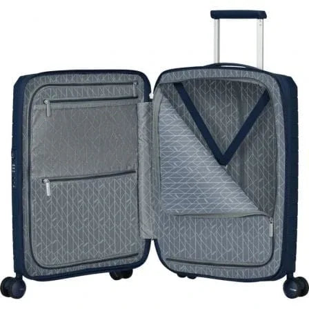 Maleta de Cabina American Tourister FastForward Spinner Expansible 55cm/ 55x40x23cm/ 4 Ruedas/ Azul Marino - PixelPlaza