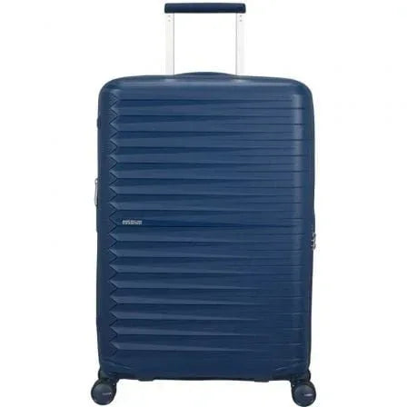 Maleta Mediana American Tourister FastForward Spinner Expansible 68cm/ 68x46x30cm/ 4 Ruedas/ Azul Marino - PixelPlaza