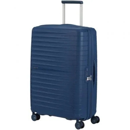 Maleta Mediana American Tourister FastForward Spinner Expansible 68cm/ 68x46x30cm/ 4 Ruedas/ Azul Marino - PixelPlaza