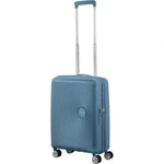 Maleta de Cabina American Tourister SoundBox Spinner 55cm/ 55x40x20cm/ 4 Ruedas/ Azul Piedra - PixelPlaza