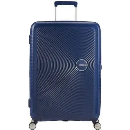 Maleta Mediana American Tourister SoundBox Spinner 67cm/ 67x46.5x29cm/ 4 Ruedas/ Azul Marino - PixelPlaza