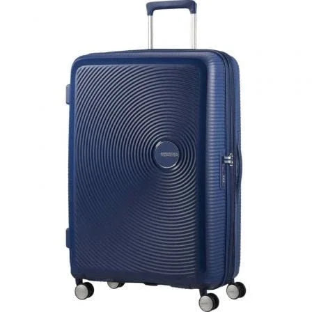 Maleta Grande American Tourister SoundBox Spinner 77cm/ 77x51.5x29.5cm/ 4 Ruedas/ Azul Marino - PixelPlaza