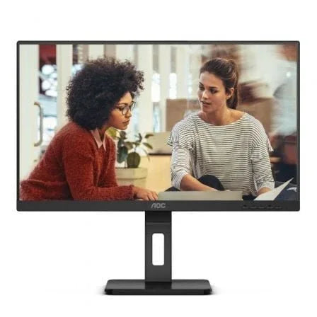 Monitor AOC 24E3QAF 23.8"/ Full HD/ Multimedia/ Regulable en altura/ Negro - PixelPlaza