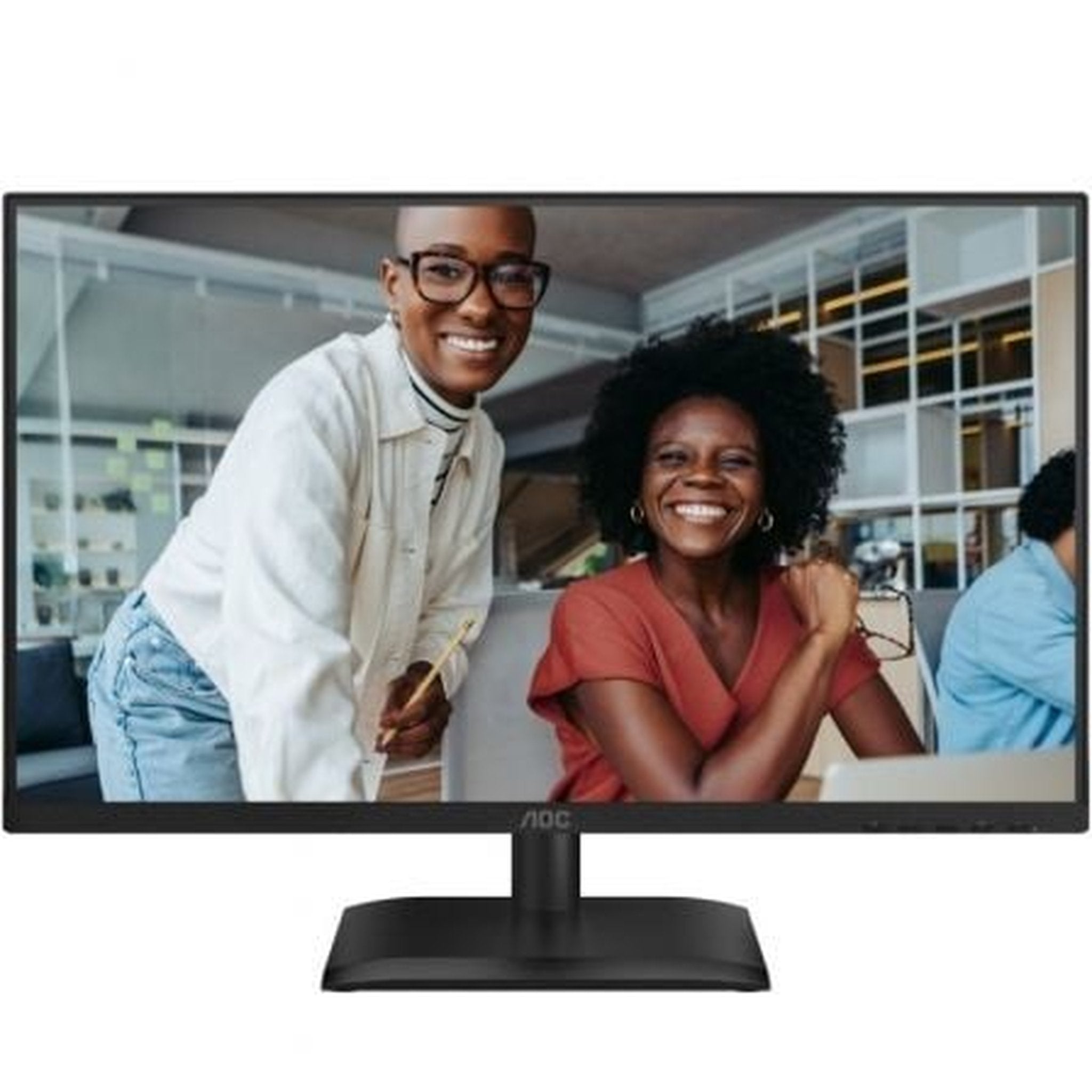 Monitor Profesional AOC 24E4U 23.8"/ Full HD/ Regulable en altura/ Negro