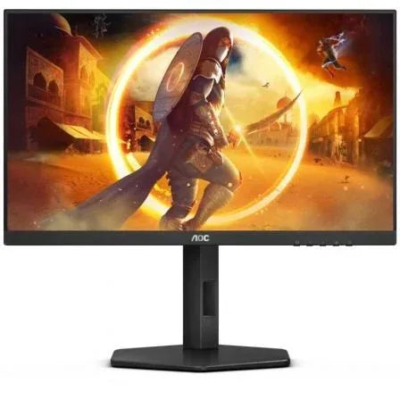 Monitor Gaming AOC 24G4X 23.8"/ Full HD/ 0.5ms/ 180Hz/ IPS/ Multimedia/ Regulable en altura/ Negro - PixelPlaza
