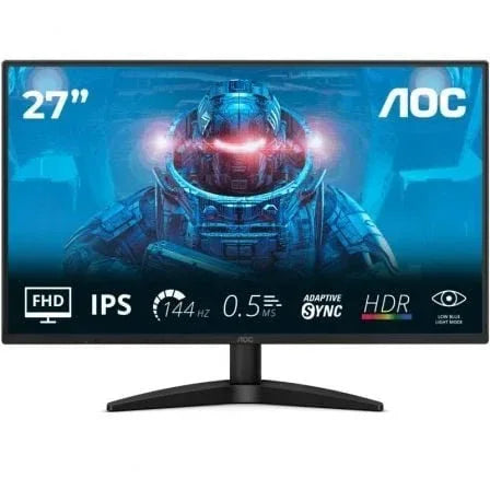 Monitor Gaming AOC 27B36X 27"/ Full HD/ 0.5ms/ 180Hz/ IPS/ Negro - PixelPlaza