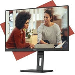 Monitor Profesional AOC 27E3QAF 27"/ Full HD/ Multimedia/ Regulable en altura/ Negro - PixelPlaza