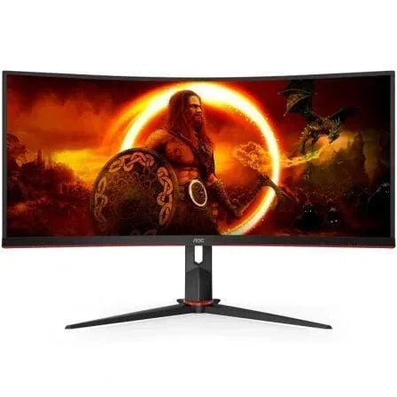 Monitor Gaming Ultraparonßmico Curvo AOC CU34G2XP/BK 34"/ WQHD/ 1ms/ 180Hz/ VA/ Negro - PixelPlaza